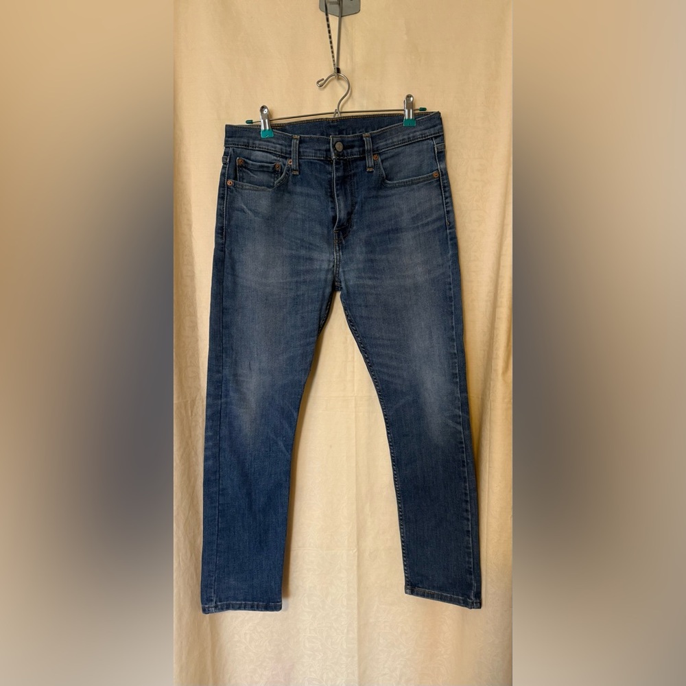 Levi’s 510 Blue Jeans, Men’s size 32W X 29L Blue Denim Straight Leg Jean Pants